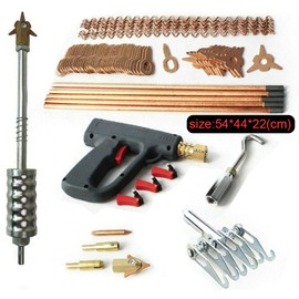 Gbonklong Car Body Dent Repair Tool Kit - 86 Pcs Mini Welding Machine for Spot Repair, Dent Puller, and Welder Hammer Gun for Automobiles