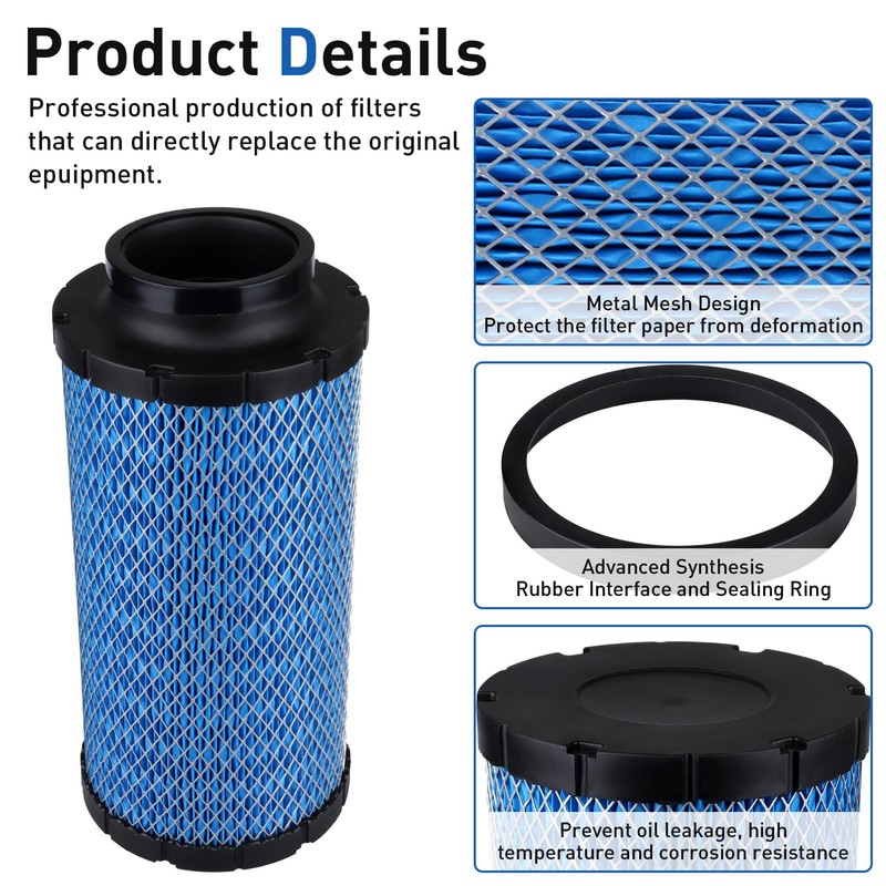 2 pcs Air filter 1241084 2882234 for Polaris RZR XP1000/XP