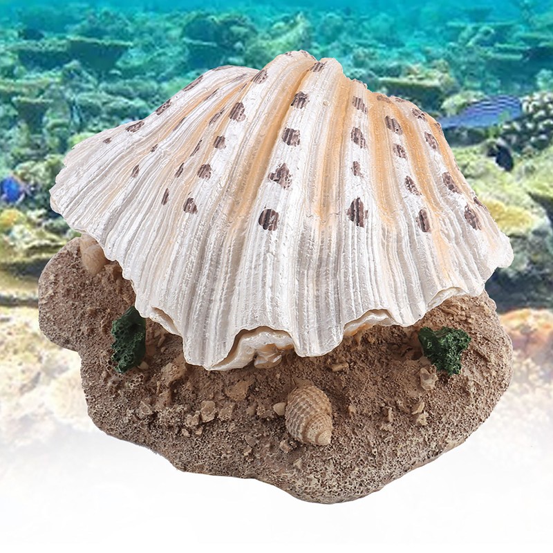 Aquarium Decoration Coral Reef Aerating Action Ornament Fish Tank Shell