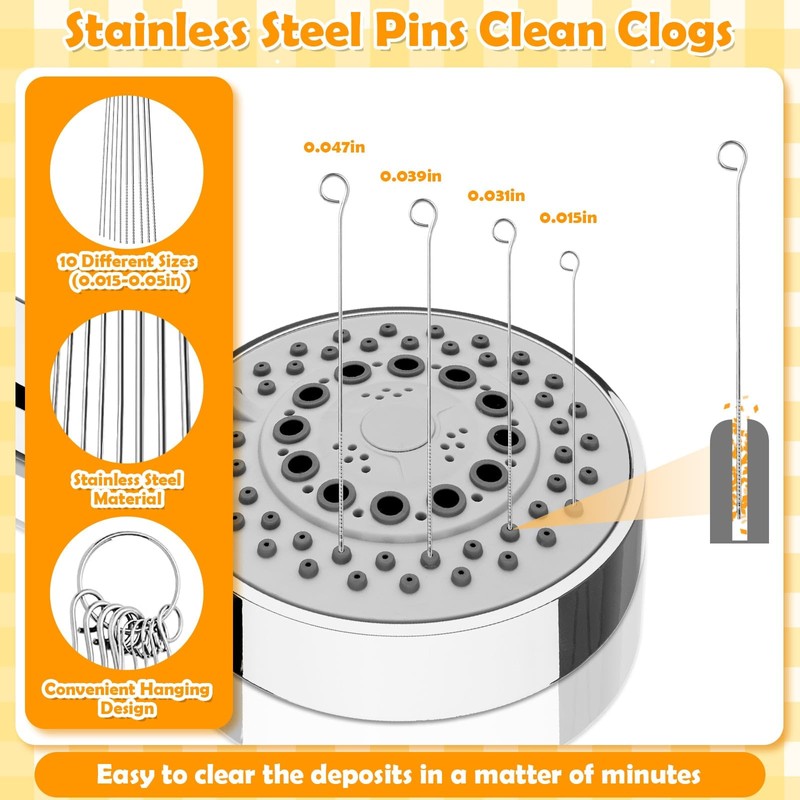 80 Pcs Shower Head Cleaner Tool, 70 Pcs Shower Head