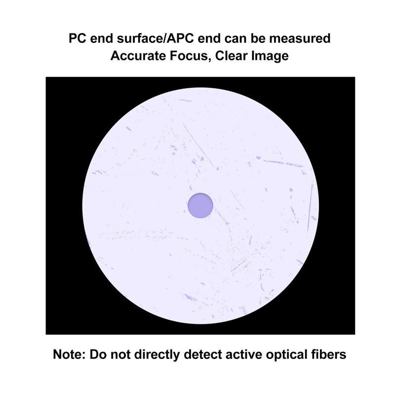 400X Handheld Fiber Optic Microscope Monocular Handheld Fiber Optic Microscope