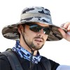 LeafIn Men's Hat, Mesh, Outdoor Fishing Hat, Ten Gallon Hat,