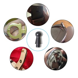 Myya DIY Belt Buckle Screws Hook Replacement for Repair Belts Handbag Accessories