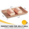 Jelly Roll Pan 15x10 - HONGBAKE Commercial Cookie Sheets for