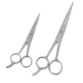 OdontoMed2011® 2 PCS PROFESSIONAL BARBER HAIR DRESSING SCISSORS 4.5" 7.5" HAIR CUTTING SCISSORS/BARBER SHEARS - ICE TEMPERED - STAINLESS STEEL ODM