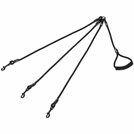 Bunty Triple 3 Way Rope Dog Pet Lead Leash Handle Splitter Coupler Clip for Collar
