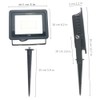 ZSGoes 2 Pack 30W Warm White LED Flood Light Outdoor