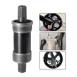 Hoypeyfiy BB-UN26 Square Taper Bottom Bracket 68 * 123/127 / 110mm (Black 1Pcs) (68x110mm)