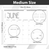 GuassLee Wall Calendar 2025-2026, 24-Month Wall Calendar Runs from June