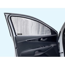 Side Window Front Seat Reflective Sunshade Custom Fit for 2016 2017 2018 2019 2020 Kia Sorento SUV, L, LX, LX V6, EX, SX, SX, SXL Limited, UV Reflector Sun Protection Accessories (Set of 2)