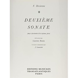 ウィットナー ドヴィエンヌ : ソナタ 第二番 ドゥージエム・ソナタ (クラリネット、ピアノ) トランスアトランティック出版