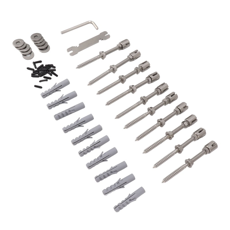 Wire Trellis Stainless Steel Modern Flexible Layout Invisible Strong Load