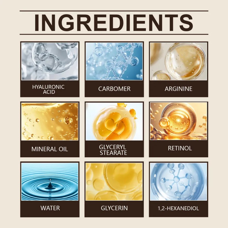 Crema De Retinol Hidratante Profunda Contra Las Arrugas Todo Tipo