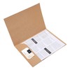 A4 Individual Folder File Case, Set of 10, Kraft Paper,