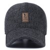 Men's Winter Warm Wool Woolen Tweed Peaked Baseball Cap Hat