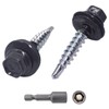 Marcopol Pack of 50 Metal Roofing Screws 4.8 x 35