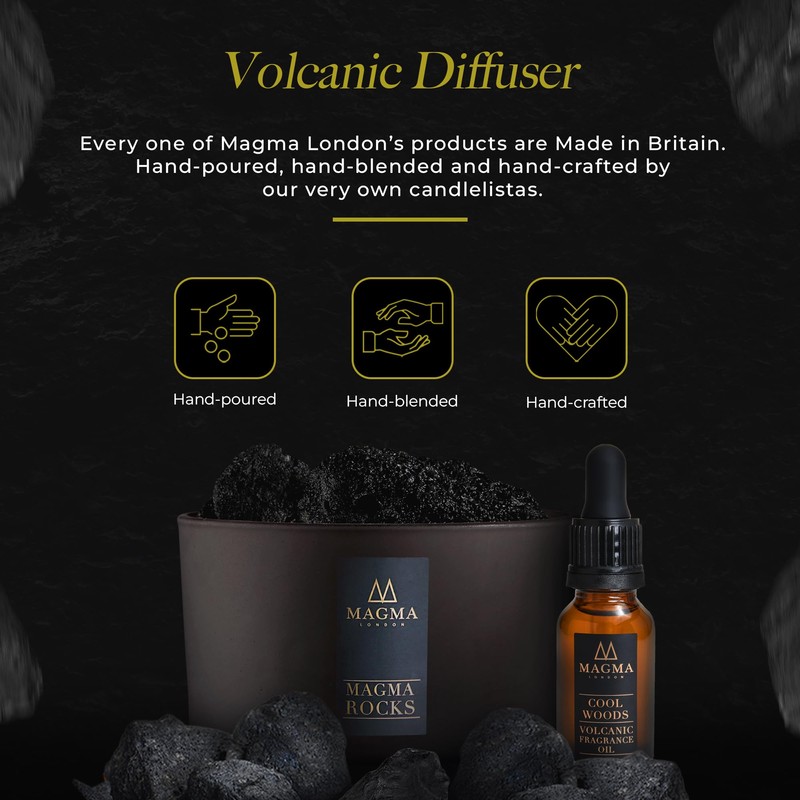 Magma Rocks Volcanic Rock Diffuser (Wild Gardens Refill)