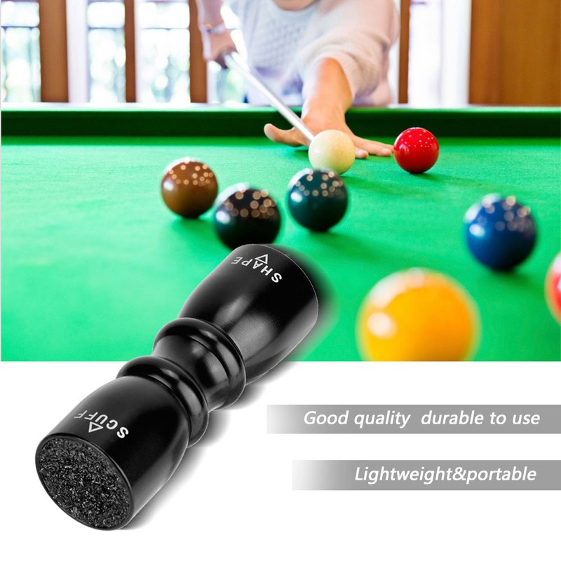 Portable Billiard Cue Tip Tool Pool Stick Shaper Repair Scuffer