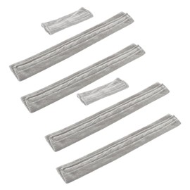 TEHAUX 6Pcs Refrigerator Handle Cover Grey Appliance Protector for Fridge Oven Dishwasher Non Slip Design Keeps Handles Clean from Stains Smudges Stylish Kitchen Accessory