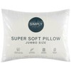 Simply Everyday Super Soft Bed Pillow, Standard, White