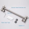 OFFO Shower Head Extension Arm, 11 in Shower Extension Arm