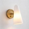 BAODEN Rotatable Frosted Milk White Glass Wall Sconces Lighting Modern