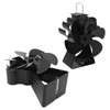 Fireplace Stove Fan 6 Blades Quiet High Temperature Resistant Heat