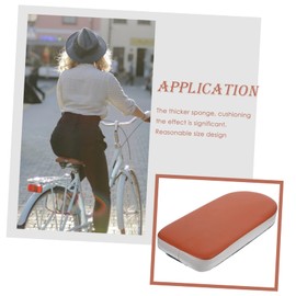 Balacoo Bike Chair Stationary Bike Cushions Back Bike Passenger Seat Pannier Rack for Bicycles Manned Cushion Mountain Bike Seat Cushion Cover Seats Bike Rack behind Child Car Pillow, Medium, Brown