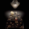 Boland 44158 Vip Black Stars Tablecloth 130 X 180 cm,