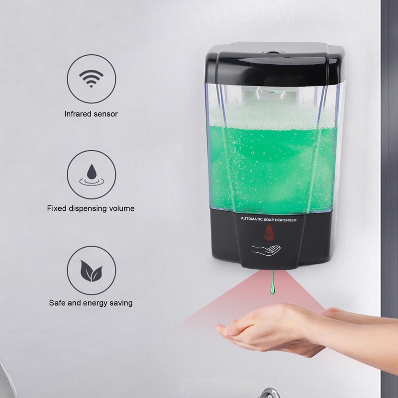 Automatic Soap Dispenser Wall Mounted Soap Dispenser with Sensor for