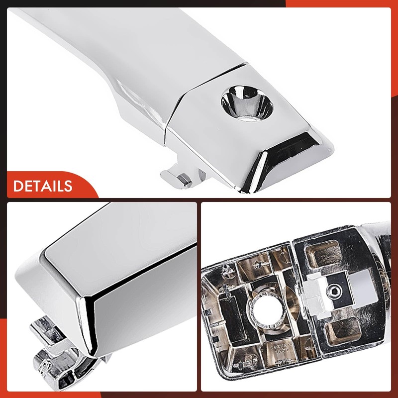 A-Premium Front Left Driver Side Exterior Door Handle with Keyhole