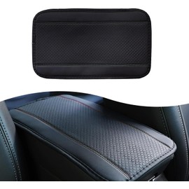 Alfombrilla de Caja de Almacenamiento para Reposabrazos de Coche, Almohadilla de Cojín de Consola Central de Coche, Protector Universal de Cuero Impermeable para Caja de Asiento de Reposabrazos