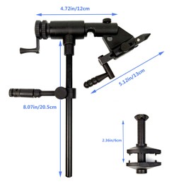 Riverruns II Generation Rotary Fly Tying Vise Jaw Balanced Truly Extendable Right&Left Hand Fitting
