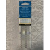 Hillman Silver 1-in White Reflective Vinyl Safety Tape 0.5-ft Model