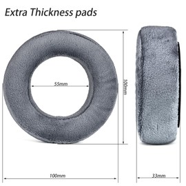 XBERSTAR Headphone Earpads Replacement Ear Pads Cover Cushions Compatible with Beyerdynamic DT700 Prox DT900 Prox Headphone (Thickened earpads)