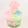 Pink Green Cat's Paw Butter Slime Kit, with Fun Cat's