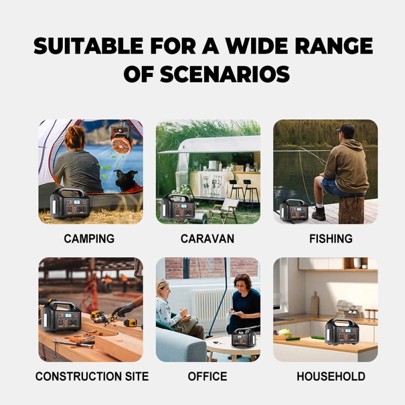 KEPEAK Portable 150W Power Station Solar Generator Backup Power LED