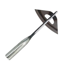 GDZTBS Garden Hoe, Stainless Steel Hollow Hoe Garden Tool Garden Planting Hoe Weeding Rake Farm Weeding Hand Hoe Floor Loosening Tool