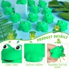120 Pieces Rubber Frogs Mini Rubber Frogs for Bath Squeak