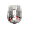 Wireless Bluetooth Mouse Transparent Clear Cool Shell Mute Click Colorful