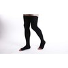 Doc Miller Medias opacas de compresión con puntera abierta, 30-40
