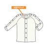 One-touch Clothe Men's Both Shoulders Arms Open No. 8 m 5/Sleeves/7 – 1476 – 01 