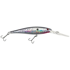 Berkley Flicker Minnow Fishing Lure, Slick Mouse, 1/3 oz, 3 1/2in | 9cm Crankbaits, Realistic Minnow Profile, Sharp Dive Curve Gets to Fish Quickly, Equipped with Fusion19 Hook