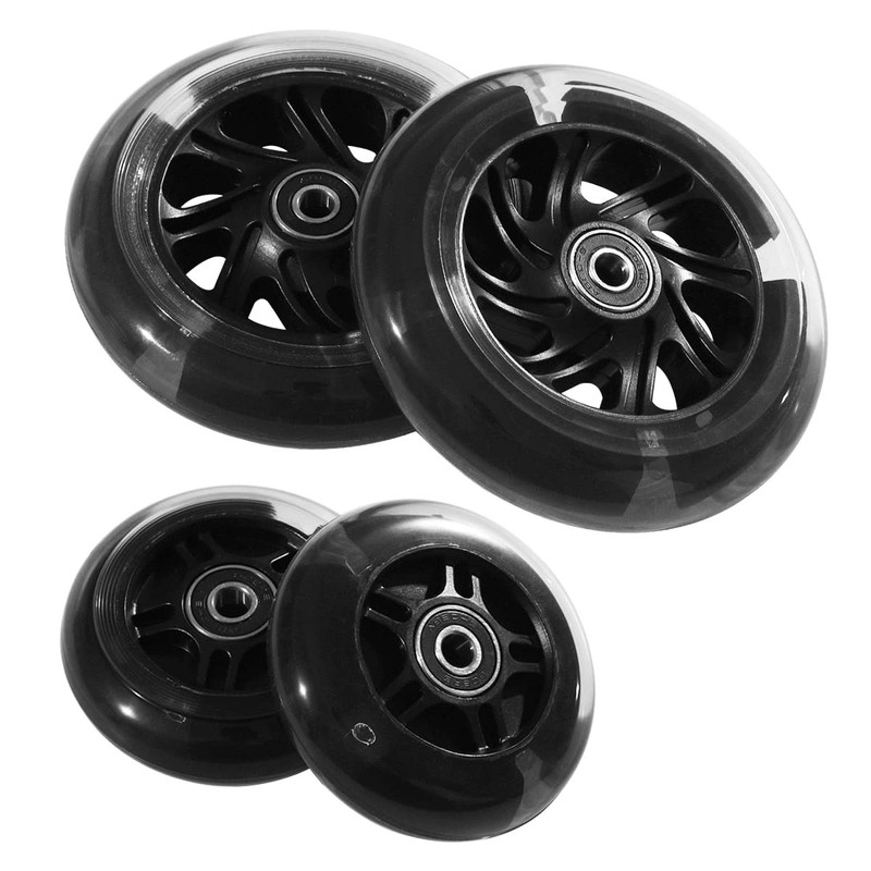 120mm Front & 80mm Rear Flashing 3-Wheeled Kid Scooter Replacement