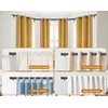 Bay Window Curtain Rods, HOTOZON 7/8 Inch Heavy Duty Curtain