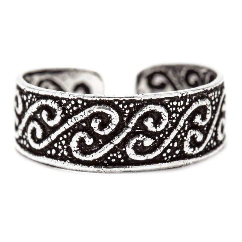 WINDALF Bohemian Toe Ring Layla 5 mm Life Spiral Summer