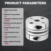 D20 L21 Flexible Shaft Coupling Motorcycle Diaphragm 5mm Bore to