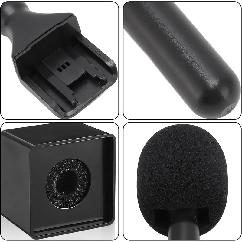 Interview Microphone Adapter, Wireless Microphone Grip, Lightweight Interview Microphone Grip