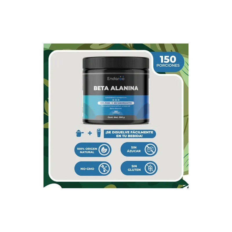 Suplemento Polvo Endaroo Suplementos Alimenticios Beta Alanina 300g