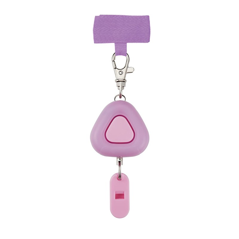 Kutsuwa Personal Safety Alarm with Super Bright LED Light, Purple